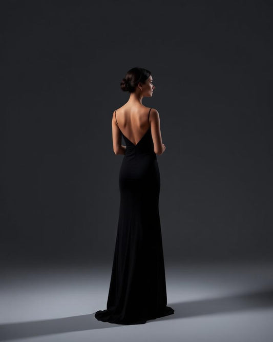 Obsidian Evening Gown